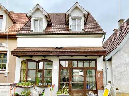 SANIERUNGSOBJEKT !!! Laden mit Wohnung in der Ortsmitte mit Garten