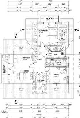 3-Raum-Wohnung mit Balkon und Einbauküche in Gaggenau