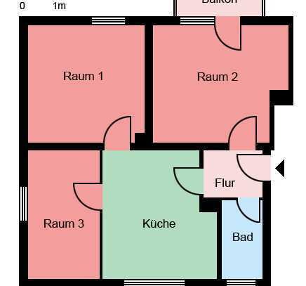 Demnächst frei! 3-Zimmer-Wohnung in Bergkamen Oberaden