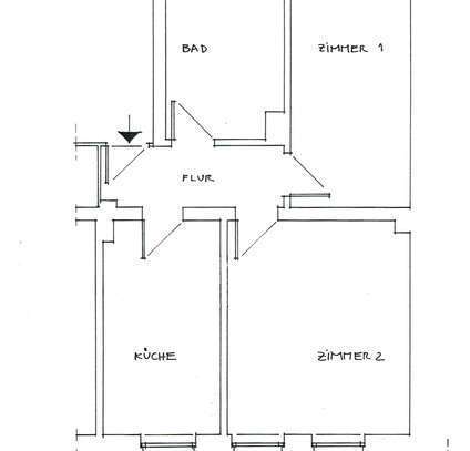 2-Zimmer-Altbauwohnung nah zur Oker