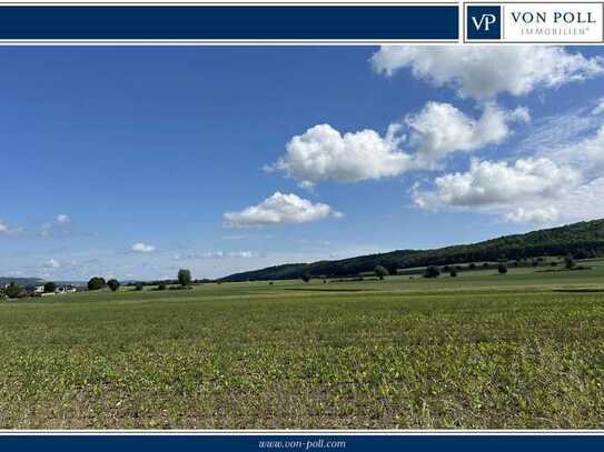 Baugrundstück im Neubaugebiet mit Waldblick