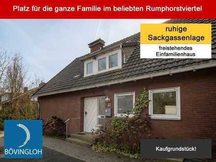 Platz für die ganze Familie! Einfamilienhaus im beliebten Rumphorstviertel