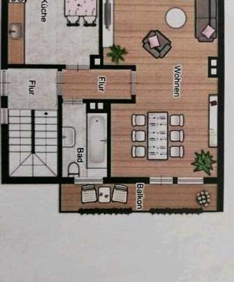 Maisonette-Wohnung mit Garten in zentraler und ruhiger Lage