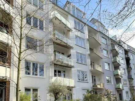 Mit Blick in die Wallanlagen - traumhafte Maisonette-Wohnung mit großem Balkon