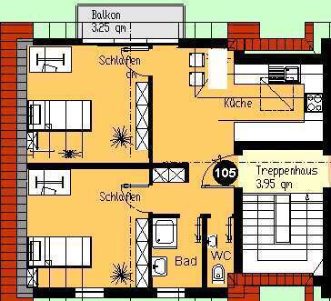 2-Zimmer-Wohnung im Haus "Steffi" in Morsbach (nur für Student/innen)