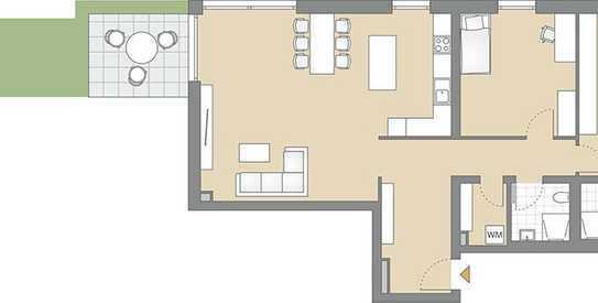 Traumwohnung mit 122 m² Wohnfläche und eigenem Garten! (201)