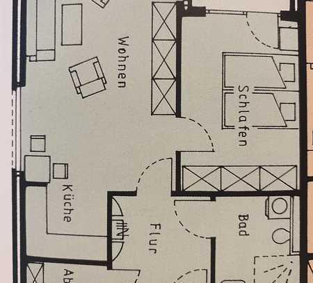 Zweizimmerwohnung mit DRK Betreuung