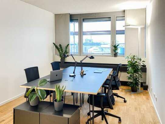 Möblierte Teambüro | 12-1850 m² | flexible Laufzeiten | 390 € pro Tisch | All inclusive