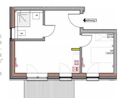Charmante 2-Zimmer-Wohnung mit Einbauküche und Balkon in zentraler Lage