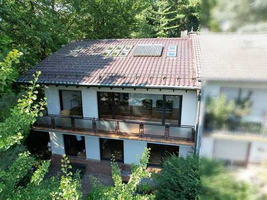 Ansprechendes Einfamilienhaus in naturnaher, exponierter Stadtrandlage von Bergisch Gladbach "Sand"