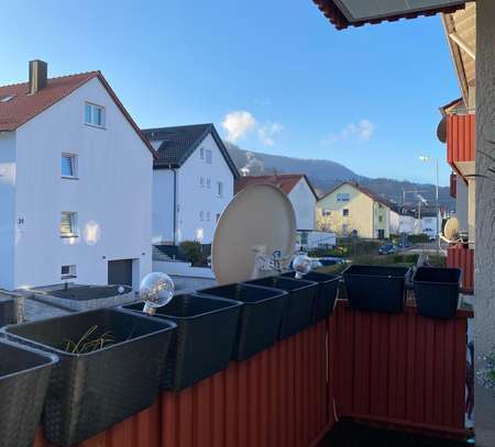 Schöne und gepflegte 2-Zimmer-Wohnung mit Balkon und Einbauküche in Heubach