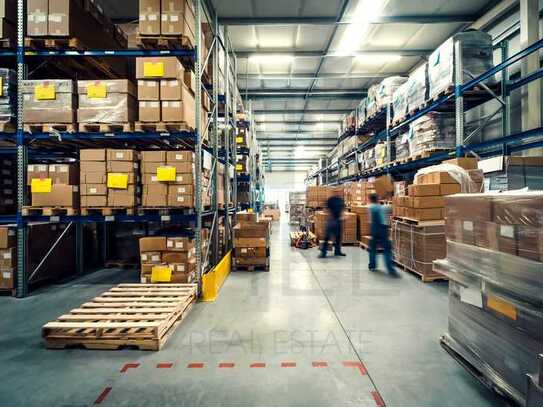JETZT ANRUFEN! | ca. 2.800 m² Lager-/ Logistikfläche | 3 x ebenerdig | ca. 11,00 m UKB