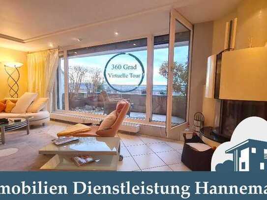 Penthouse 4 Zi. ETW, frei, 5 OG-DG, Lift, Kamin, 2x Bäder, umlaufende Terrasse, Doppelgarage - Bl...