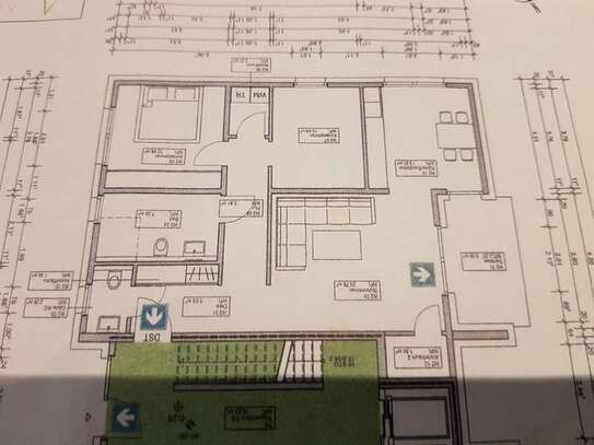 Zu vermieten neu gebaute Wohnung, voll möbliert, eingerichtet mit Inventar.