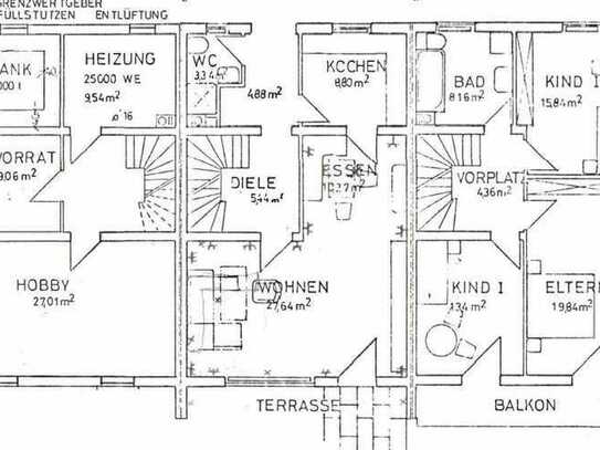 Sanierungsbedürftiges 5-Zimmer-Reihenmittelhaus in Pliening