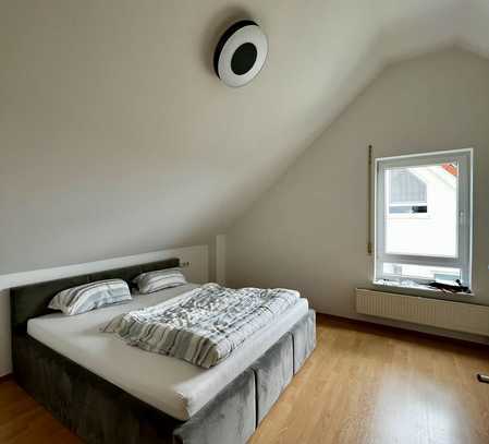 Modernisierte 3-Raum-Wohnung genutzt als 2er WG mit Balkon und Einbauküche in Tamm