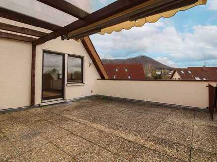 Helle 3-Zimmer-Maisonettewohnung mit großer Dachterrasse