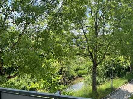 Lichtdurchflutete 85 qm Wohnung am Fluss im Zentrum von Abtsgmünd