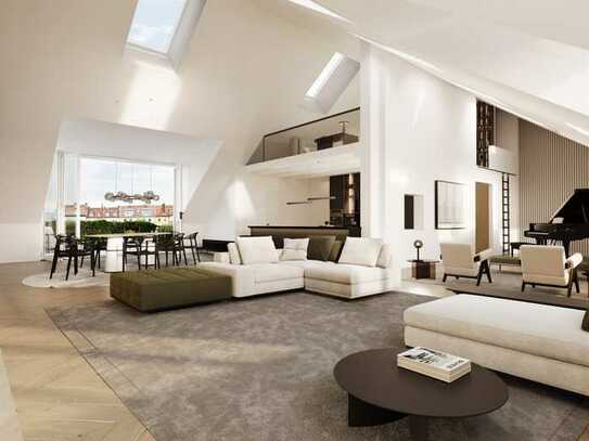 Exklusive Dachgeschoss Maisonette Wohnung in bester Lage der Maxvorstadt!
