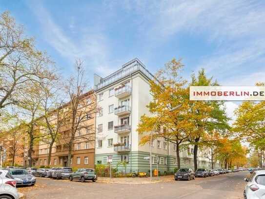 IMMOBERLIN.DE - Top-Citylage! Großzügige sonnenhelle Wohnung mit Terrasse, Lift & Pkw-Stellplatz