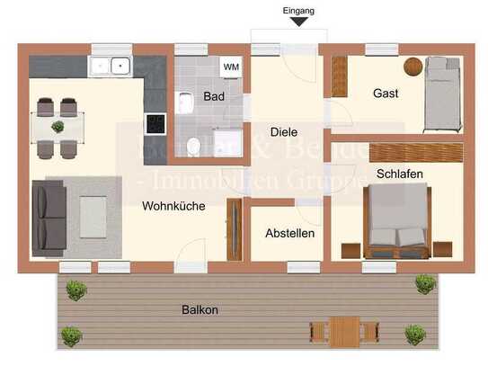 Frisch sanierte 3-Zimmer-Wohnung in Eichelhardt