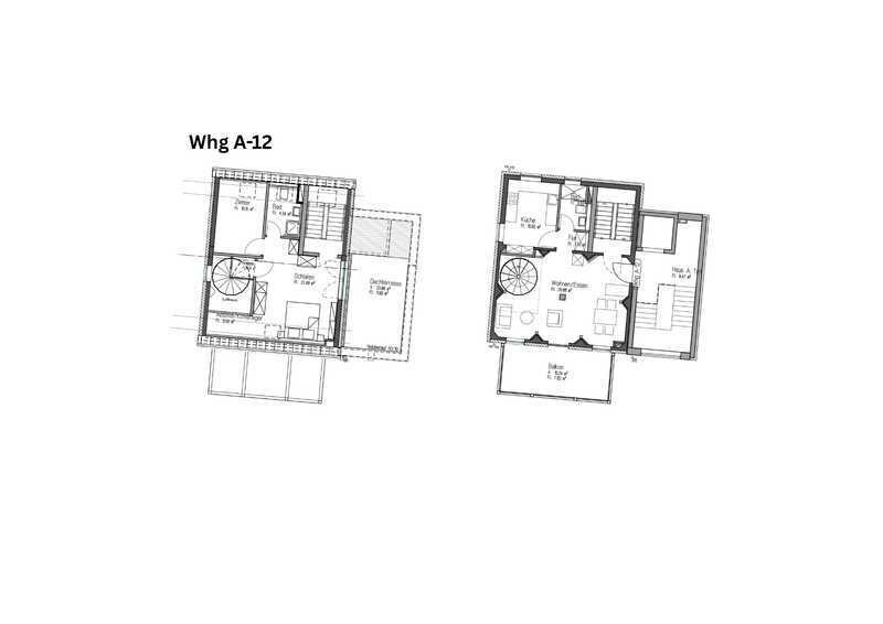                                                               3-Zimmer-Etagenwohnung mit Balkon u. Dachterrasse                                                       in Eurasburg (Aichach-Friedberg)