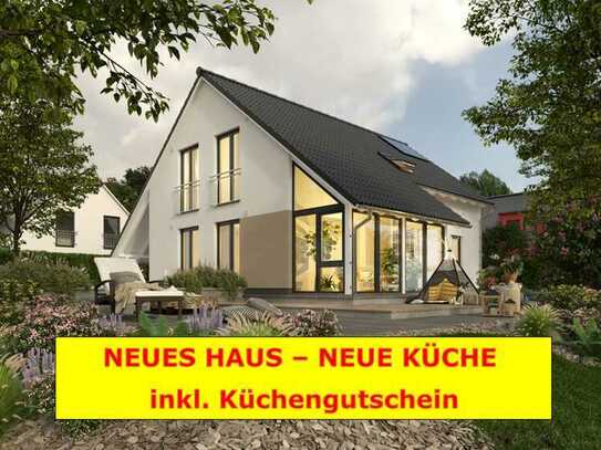 AKTION - Ihr neues Massivhaus inkl. Markenküche. Absolute Randlage im Grünen.