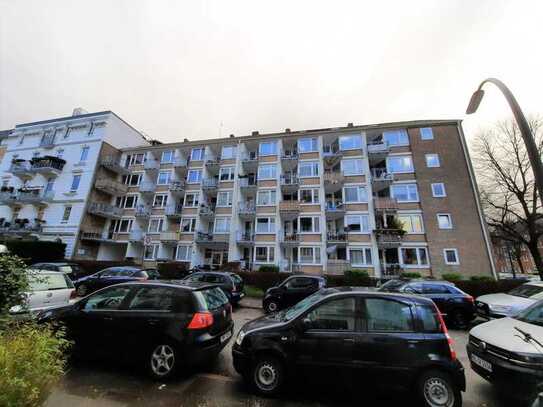 Schöne 1-Zimmer-Wohnung im EG samt Balkon in Hamburg-Hoheluft!