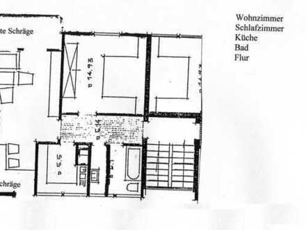 Helle, gemütliche Dachgeschosswohnung in zentraler Innenstadtlage