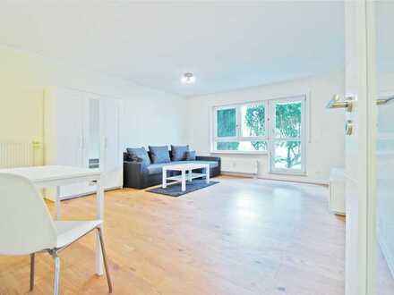 Möblierte 1-Raumwohnung mit EBK * 2. OG * Bad mit Dusche * Süd-Balkon * Außenjalousien * TG-SP * TOP