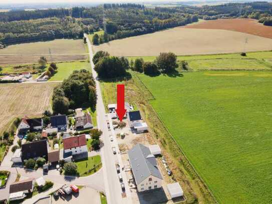 Traumhaftes Grundstück am Ortsrand von Röhrmoos in kleinem Neubaugebiet