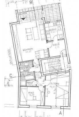 Großzügige 3-Zimmer-Wohnung mit Südbalkon