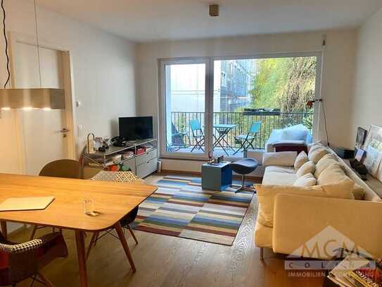 Moderne Garten-Maisonette-Wohnung mit sehr gehobener Ausstattung ruhig gelegen in F-Eschersheim - E-