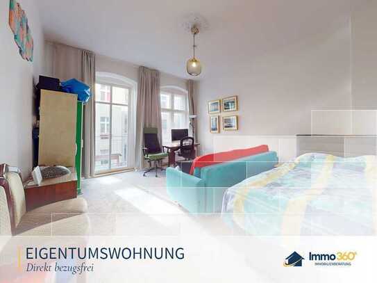 Schöne 1-Zimmer-Altbauwohnung im Schillerkiez mit Balkon