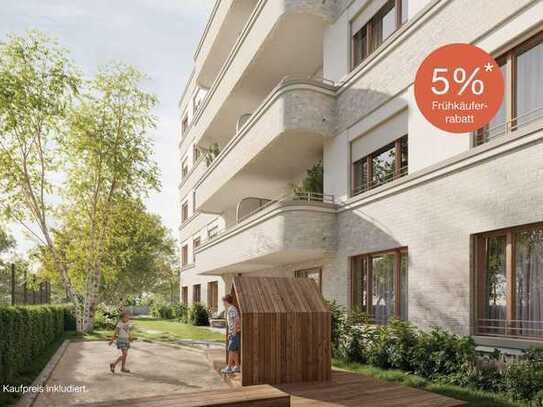 Frühkäuferrabatt von 5%*! Gut geschnittene 3-Zimmerwohnung im Neubau mit einladendem Westbalkon!