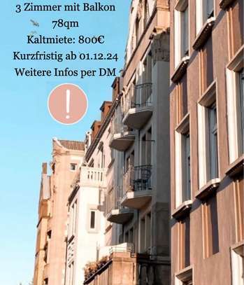 schöne Altbauwohnung ab 1.12