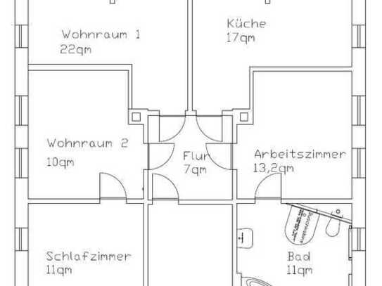 Schöne Mansardenwohnung in der 3. Etage.