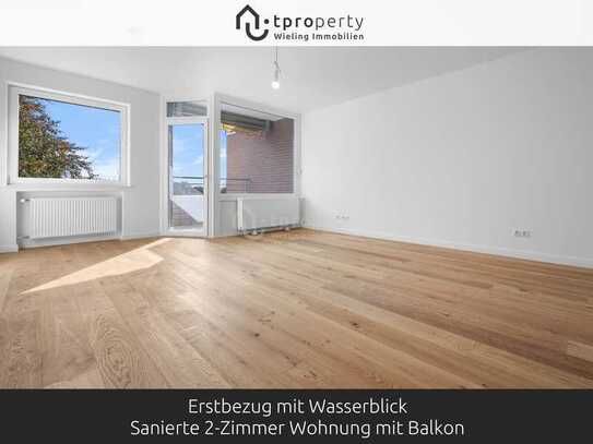 Erstbezug mit Wasserblick - Sanierte 2-Zimmer Wohnung mit Balkon