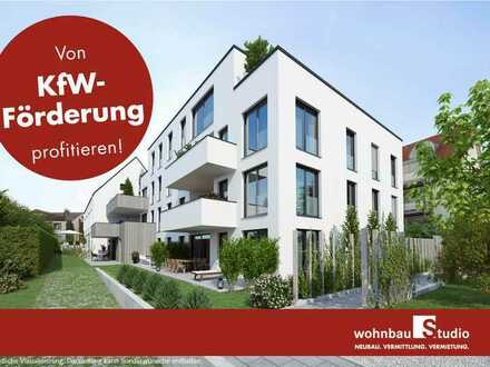 Jetzt KfW-Förderung sichern! 2,5 Zimmer-Neubau-Wohnung mit 2 Terrassen in Ostfildern-Ruit!
