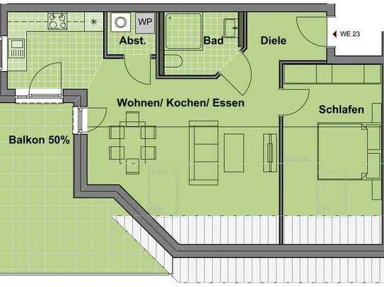 Betreutes Wohnen 55+