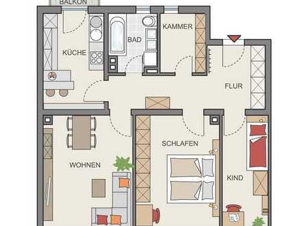 *Nähe Plärrer*3-Zimmer*plus Wohnküche*plus Balkon*