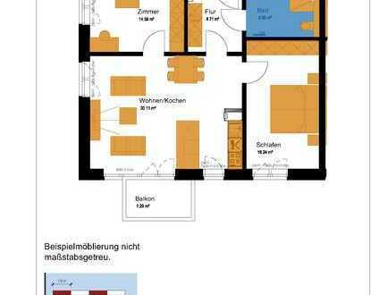 **Erstbezug** 3-Zimmerwohnung mit Balkon zum 16.10.2024!