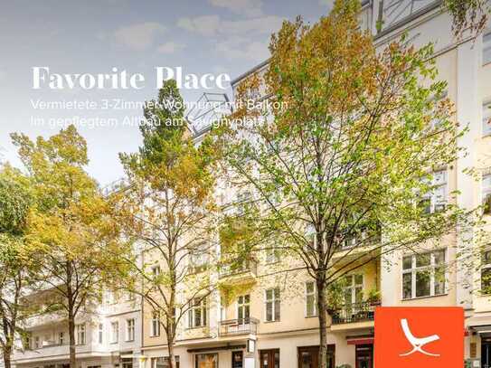 Favorite Place - Vermietete 3-Zimmer-Wohnung mit Balkon im gepflegtem Altbau am Savignyplatz