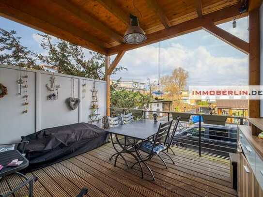 IMMOBERLIN.DE - Charmante Beletage-Wohnung mit Terrasse + Garten und/oder schöne Remise in Teltow