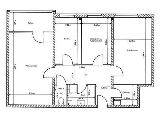 Ansprechende 3-Zimmer-Wohnung in Köln Urbach