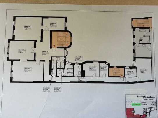 Büro-, Gewerbe-, Praxisräume in Berlin-Charl., schöner Altbau Nähe Ernst-Reuter-Platz zu vermieten