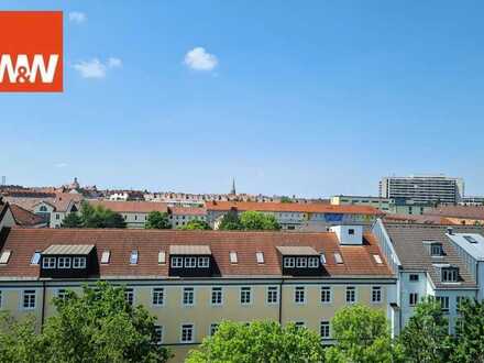 Wohnung mit Potential - Süd-Dachterrasse und Weitblick über die Dächer Münchens