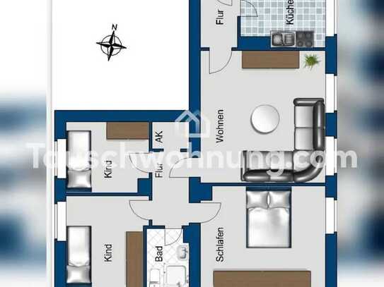 Tauschwohnung: Schöne 4 Zimmer Wohnung in Buckow