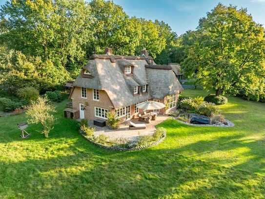 Top sanierte Villa mitten im Grünen und Weitblick auf die Elbe