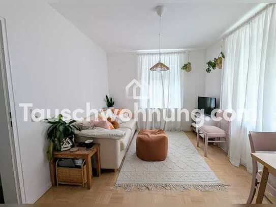 Tauschwohnung: Ruhige 2-Zimmer-EG-Wohnung gegen 3-Zimmer